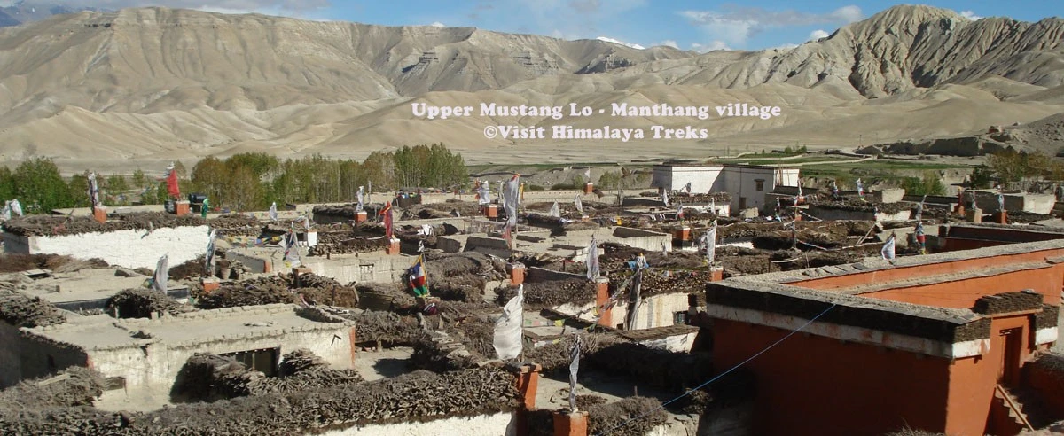 Buddhist Colorful festival Tiji celebration in Isolated Land in Upper Mustang